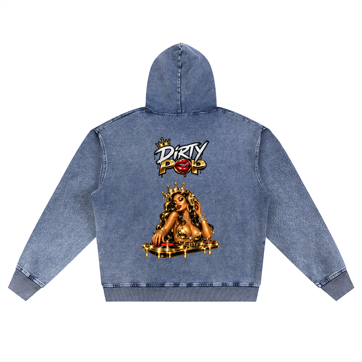 Listen,up,Shop,Dirty,Pop,Snow,Wash,Hoodie,Oversized
