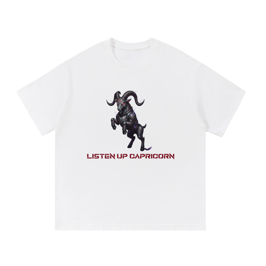 t-shirt listen up shop zodiac,t-shirt zodiac capricorn,listen zodiac capricorn