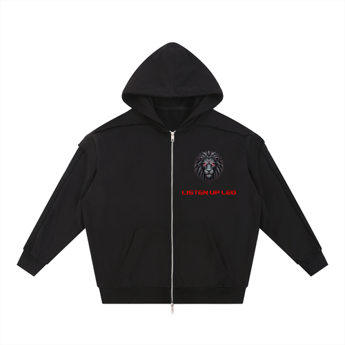 Listen Up Hoodies Leo,Listen Up Leo Hoodies